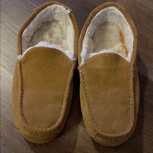 Koolaburra Chestnut Suede Moccasin Slippers